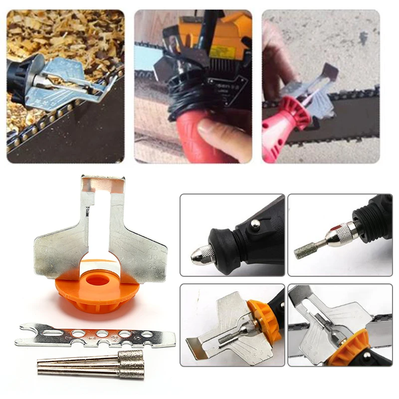

Sharpening Attachment Chain Saw Tooth Grinding Tools Used With Electric Grinder Accessories For Sharpening Outdoor Garden Tool