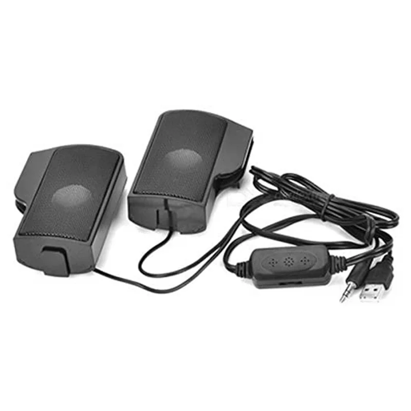 Клип на USB динамик для ноутбука ПК настольный планшет проводной стерео линейный