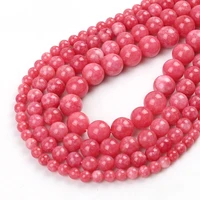natural stone beads 681012mm red agate loose spacer beads for diy decorate jewelry making bracelets handmade accessories