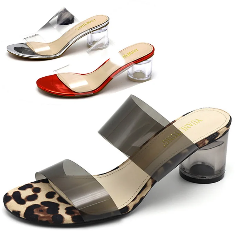 LIHUAMAO Transpaency с украшением в виде кристаллов комнатные тапочки женские туфли на