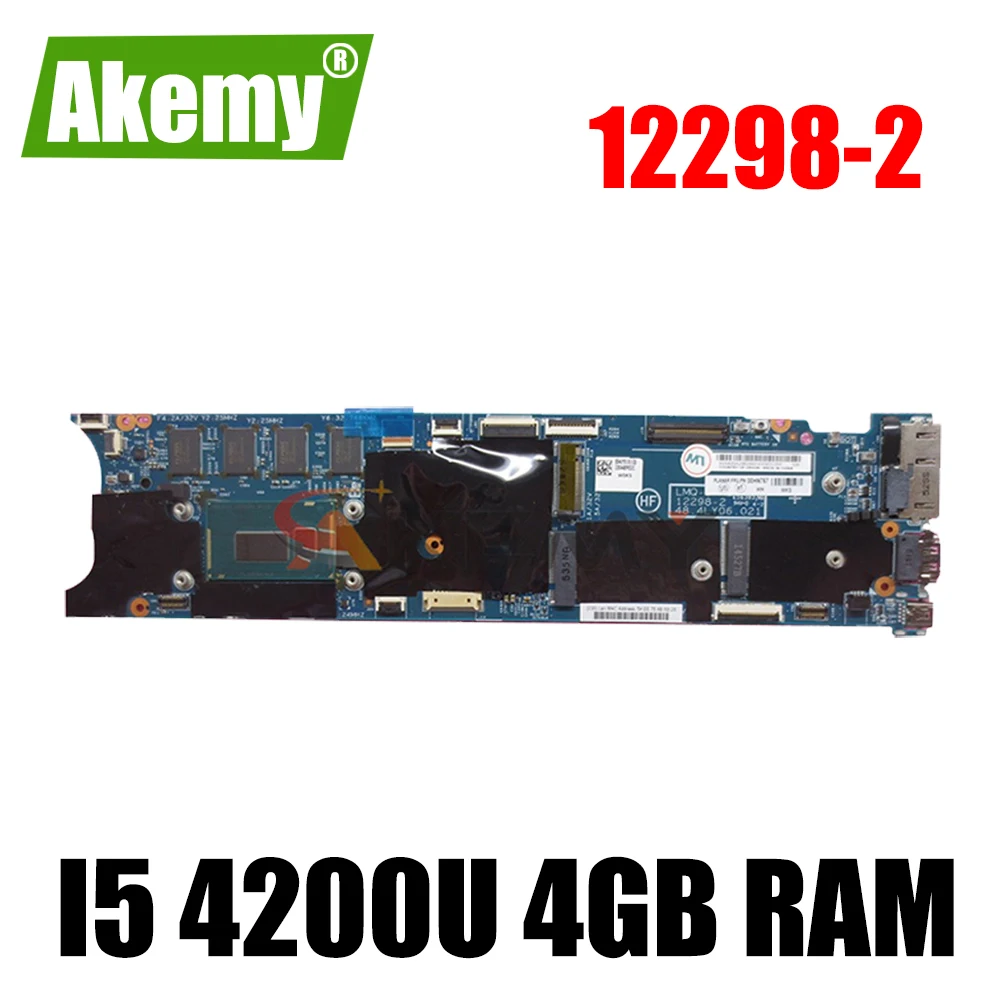 

Akemy 12298-2 48. 4ly07. 021 для Lenovo ThinkPad X1 карбоновая материнская плата для ноутбука 00HN762 00HN774 00HN766 CPU I5 4200U 4 Гб ОЗУ