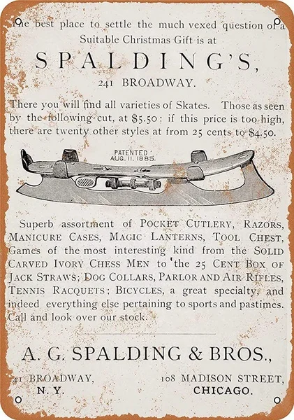 

Деревянные коньки для рождества, жестяная вывеска, настенное украшение, винтажные алюминиевые ретро металлические вывески