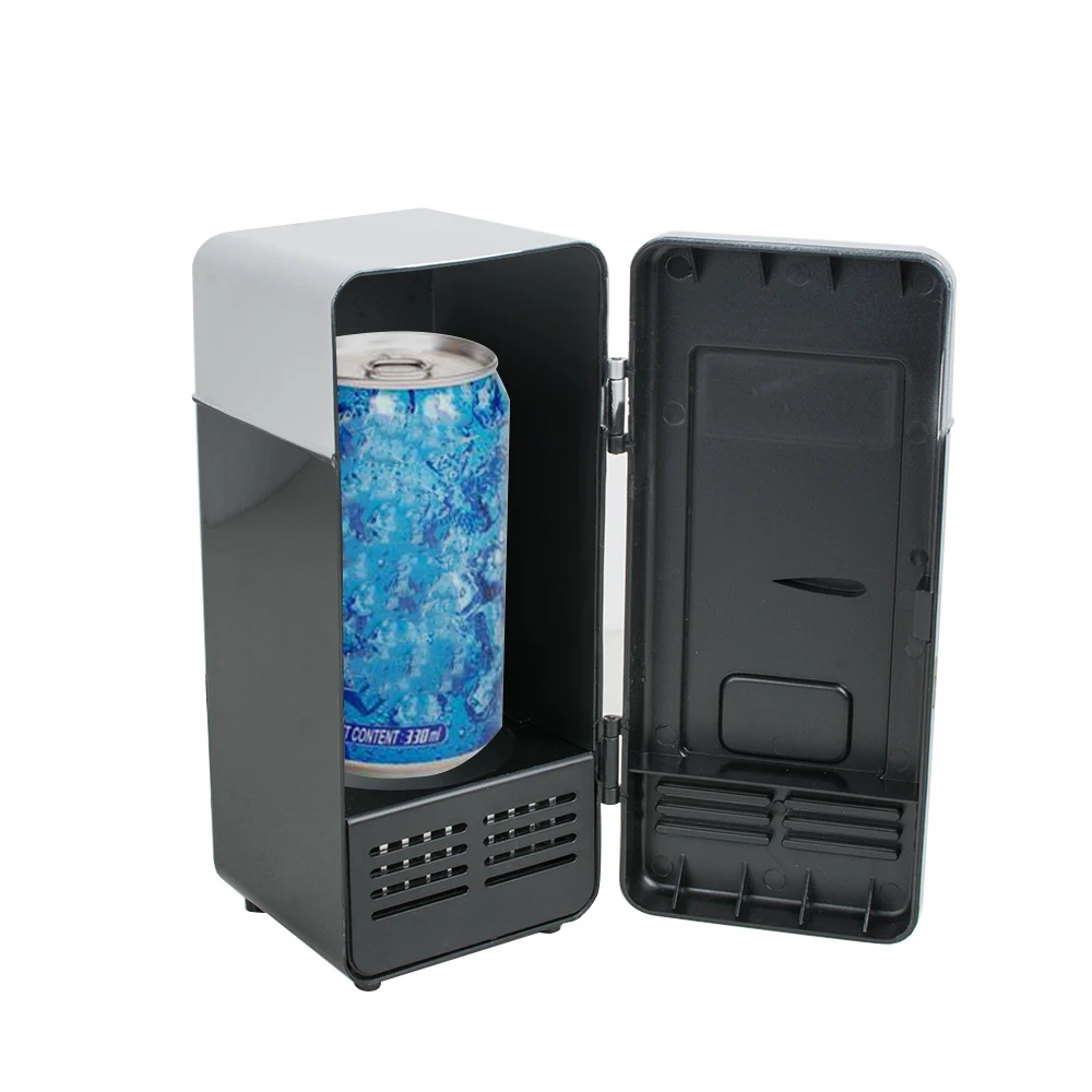 Охладитель/грелка холодильник мини USB Холодильник новый напиток банок