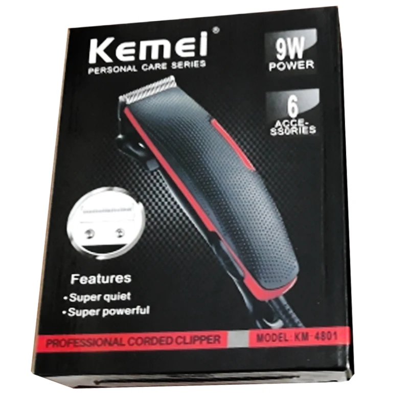Проводная Регулируемая машинка для стрижки Kemei, машинка для стрижки волос Kemei, триммер Барт Kmei, триммер для стрижки волос Kimei, проводная машин... от AliExpress WW