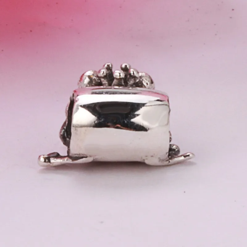 

Original 925 Sterling Silver Bead New Frog Retro Beads Fit Pandora Women Bracelet & Necklace Diy Jewelry