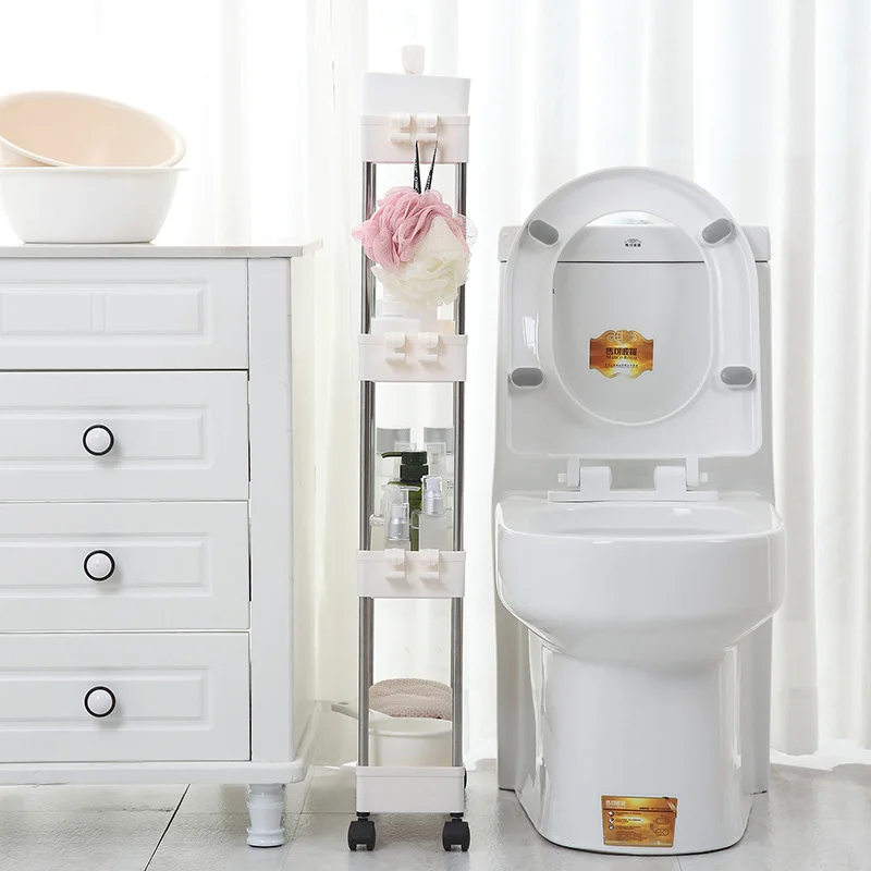 Полка для хранения на кухне с 2/3/4 слоями съемная полка холодильника колесами