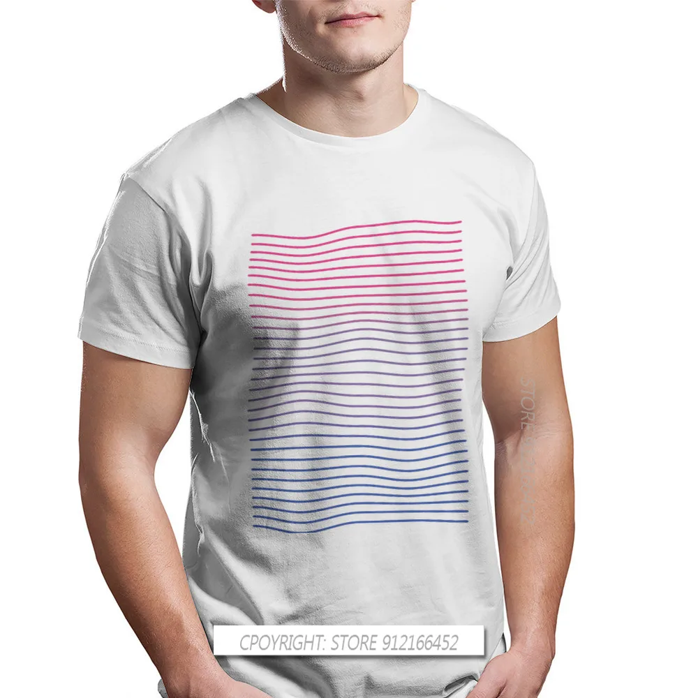 

Bisexual Pride TShirt For Men Gay Lesbian Homosexual LGBT Pride Month Parades Clothes Designer T Shirt Comfortable Print Fluffy