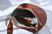 2020 new first layer cowhide saddle bag shoulder bag niche design wide shoulder strap soft Genuine leather crossbody female bag