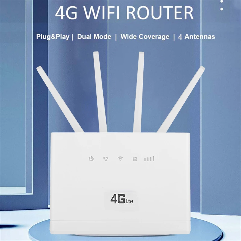 TIANJIE роутер 4g sim-карта LTE Cat4 разблокированный модем wifi RJ45 WAN LAN порт внешние антенны