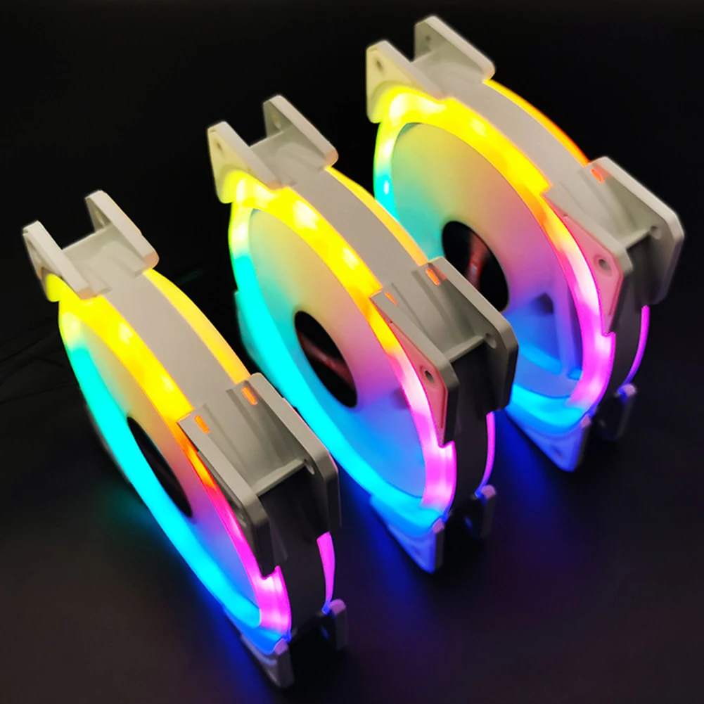 

12cm Cooling Fan 4Pin PWM 5V 3Pin ARGB Computer PC Cooler Radiator GPU Computer Water Cooling System Waterblock