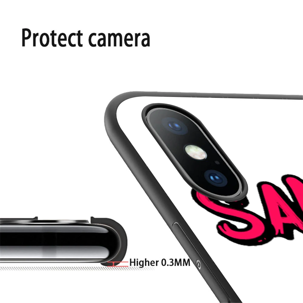 Чехол из ТПУ для iPhone 11 Pro Max X 5S 6 6S XR XS 7 8 Plus чехол Nokia светильник Led силиконовый