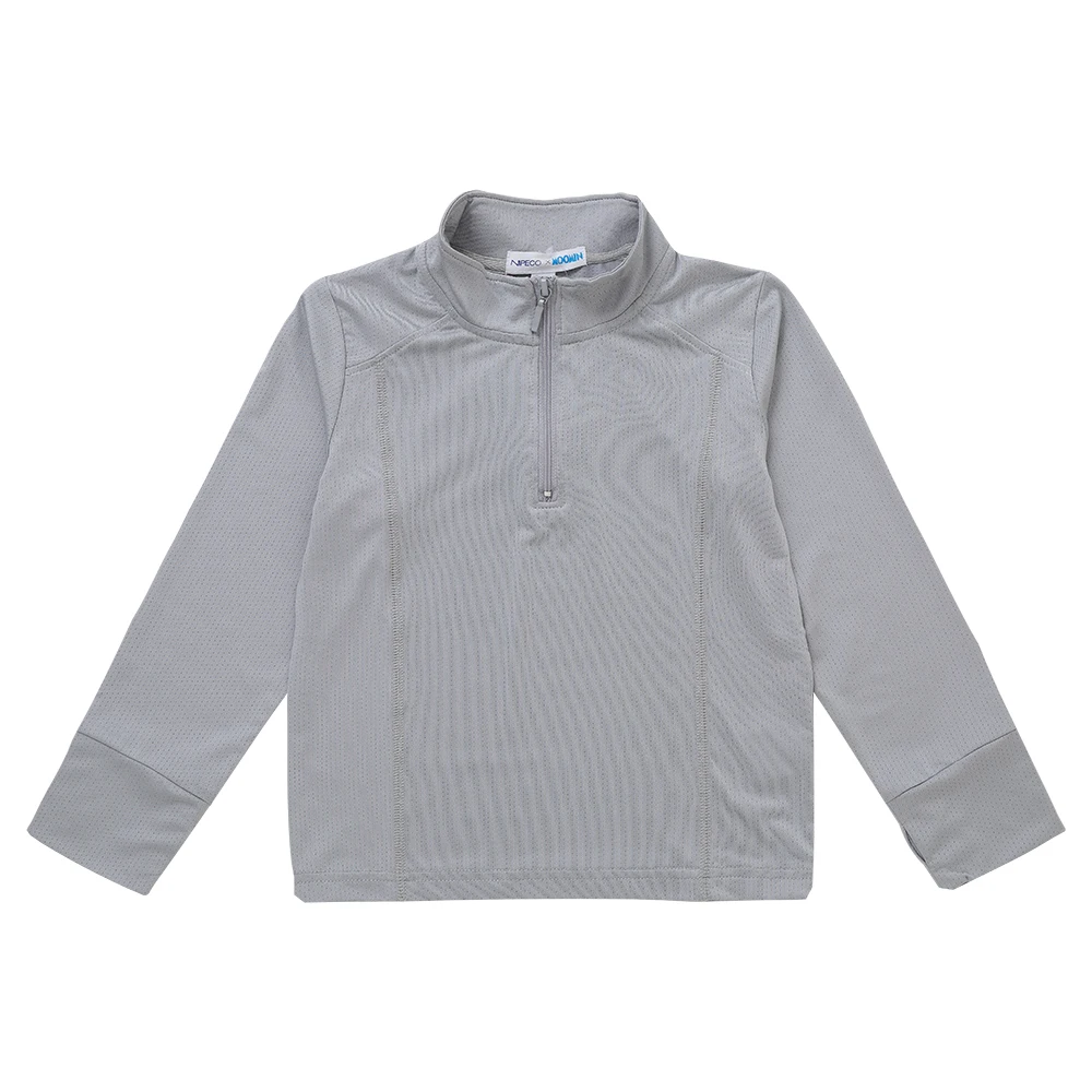 Gray Moomin быстросохнущее нижнее белье Топ Синий Розовый воздухопроницаемость тонкий молния Быстросохнущий топ детская одежда - Color: Gray