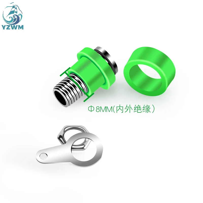 Разъем типа банан 4 мм медный 4-х контактный разъем аудиоаксессуары соединитель