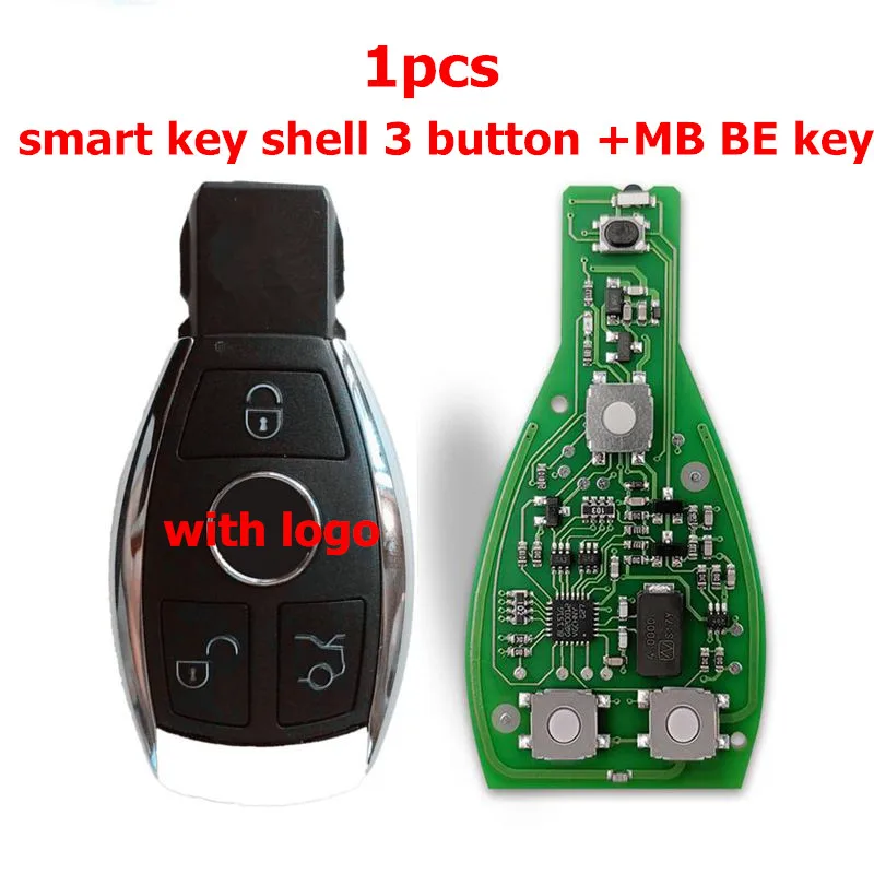 3 ADD BE 1PCS CGDI умный дистанционный ключ для Mercedes для Benz поддержка s BGA 315 МГц или 433 МГц кнопки Поддержка всех FBS3 и автоматическое восстановление - Цвет: 3 ADD BE 1PCS