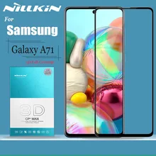 for Samsung Galaxy A71 Glass Screen Protector Nillkin 3D 9H Full Coverage Saftey Protective Glass for Samsung A71 Tempered Glass