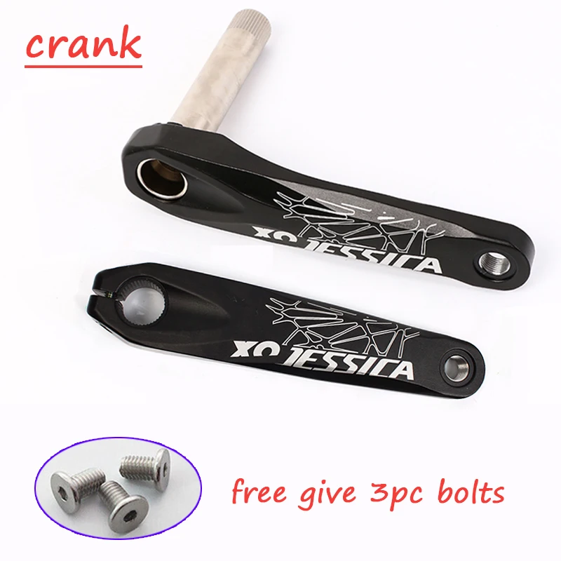 crank 170mm Джессика система для MTB GXP передняя Звездочка узкая широкая цепь из колец Цепь 32/34/36/38T дорога горный велосипед кольцо в виде цепочки Алюминий фиксированный шатун для велосипеда - Цвет: crank 170mm