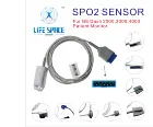 ES-LA-07 длинный кабель 2,5 м, датчик насыщения кислородом для взрослых и детей, многоразовый датчик насыщения кислородом для монитора пациента GE dash2000,3000,4000, массивный модуль