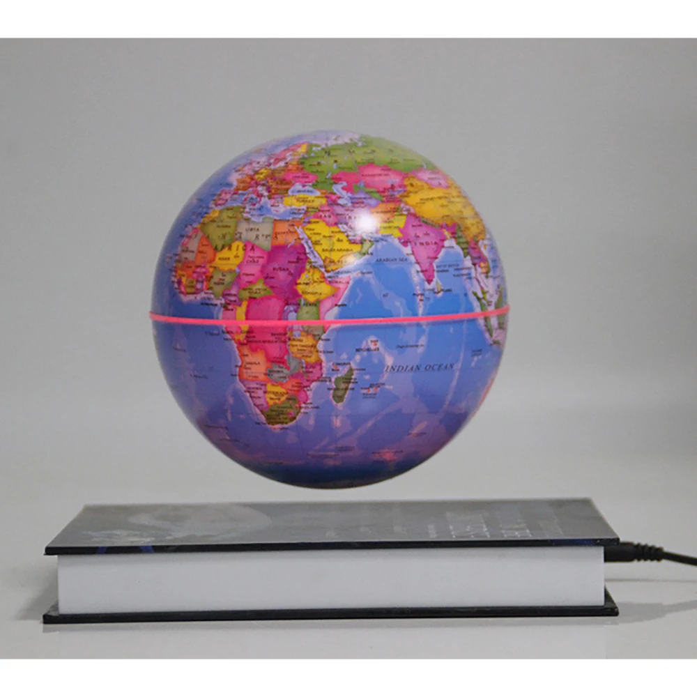 Домашнее украшение магнитная левитация 6 дюймов земляной вращающийся плавающий