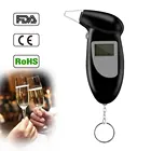 Цифровой тестер спирта дыхания Тесты er анализатор Алкотестер детектор Тесты брелок Breathalizer устройство ЖК-дисплей Дисплей