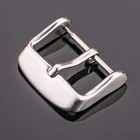 Пряжка из нержавеющей стали для ремешка часов для мужчин и женщин, металлическая застежка для наручных часов, цвет серебристый, золотой, черный, аксессуары для часов 16 мм, 18 мм, 20 мм, 22 мм, 24 мм