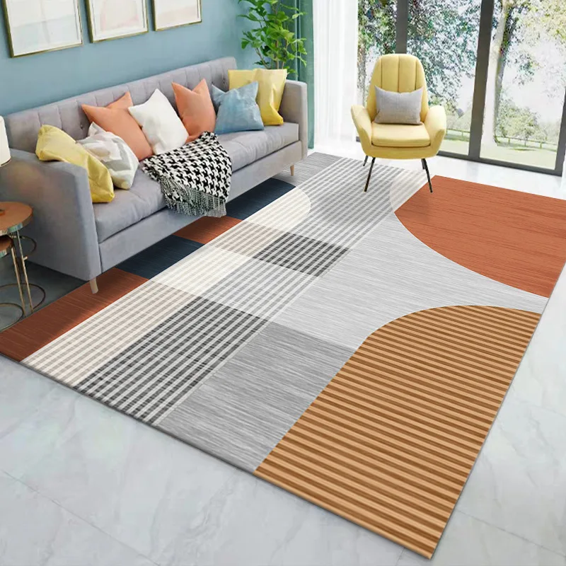 

Geometric Large Carpets for Living Room Modern Floor Carpet Mat Rectangular Washable Big Area Rugs for Bedroom Parlor Home Decor