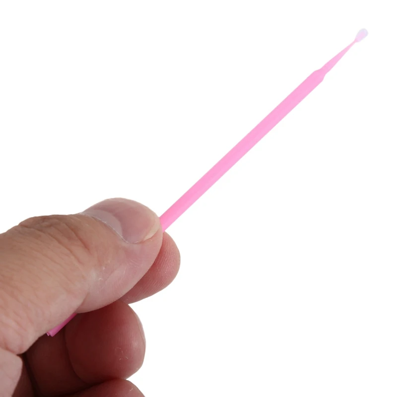 

2 Bag Micro-Brush Disposable Materials Tooth Applicators Medium Fine, Pink & Light Green