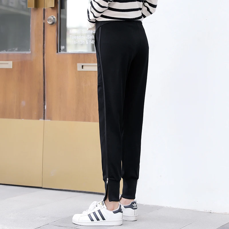 Осенние женские брюки 0225 # Спортивные Повседневные с регулируемым животом Одежда
