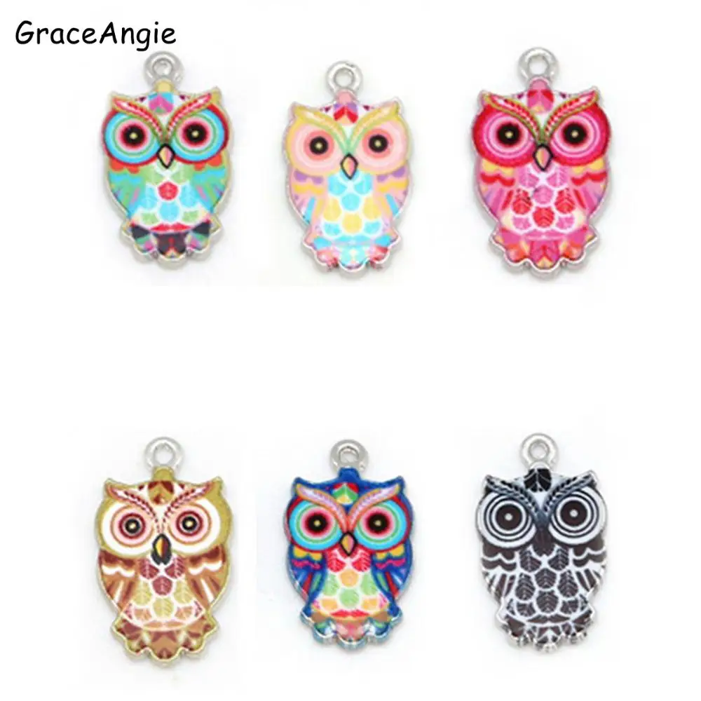 10 шт. броши с эмалью для изготовления украшений в виде животных|Ювелирная