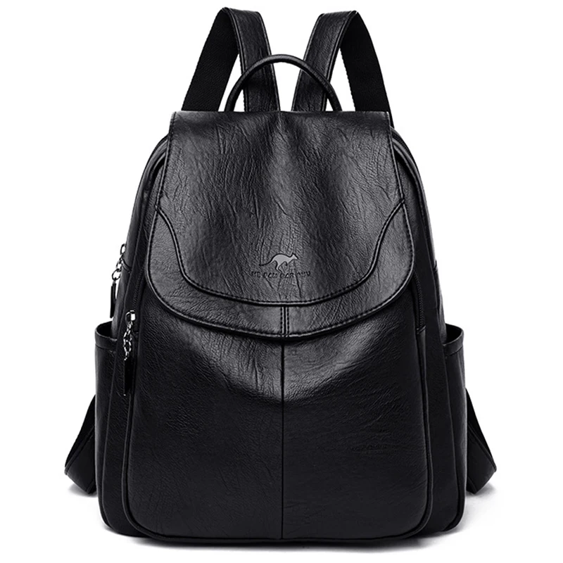 

2021 новая двойная сумка, в студенческом стиле; Роскошные модные ботинки из искусственной кожи (ПУ); Женские рюкзак большой Ёмкость для путеше...