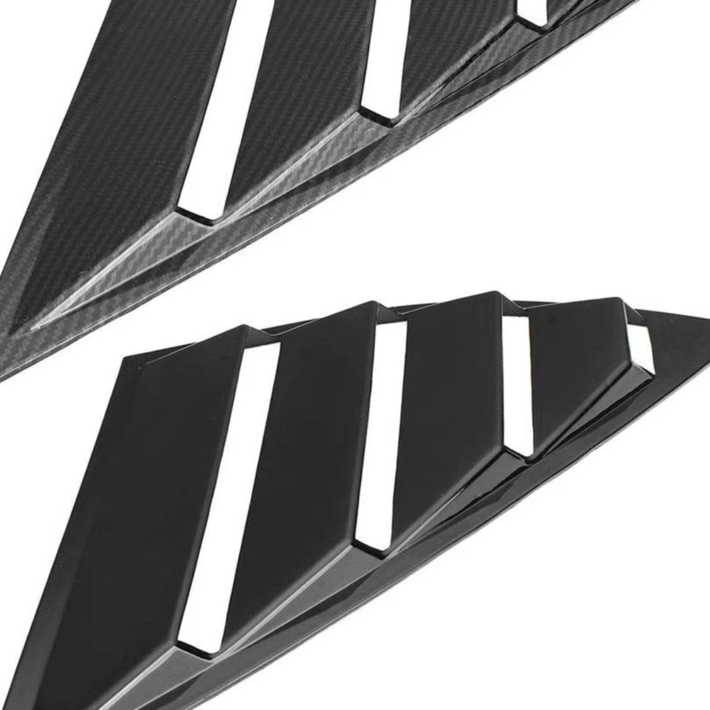 1 пара профессиональные черные жалюзи на заднее окно из АБС пластика для