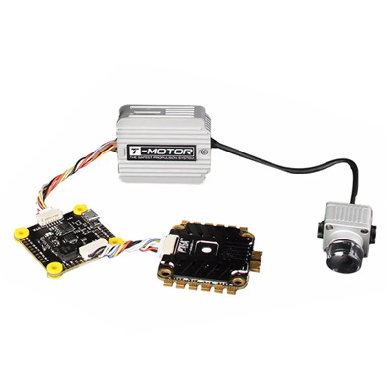 T-motor F7 Flight control & F55A PRO II 6S 4в1 ESC BLHELI_32 Tower FPV Stack для DJI HD VTX system специально настроенная