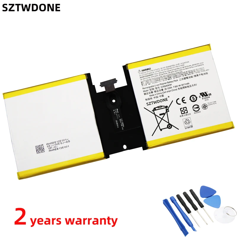 Аккумулятор SZTWDONE G16QA043H для планшета Microsoft Surface GO 7 66 в 3411 Вт/ч мАч|Аккумуляторы