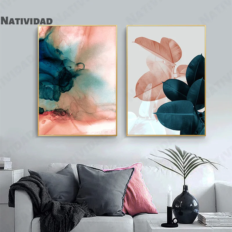 

Colorful Colors Modern Realistic Home Poster Wall Art Canvas Painting Abstract Posters and Prints Living Room Decoration