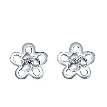 

Hollow Out Zircon Flower Simple Earrings Fashion Creative Personality Fashion Women's Earrings Manufacturers Wholesale C84vmixb
