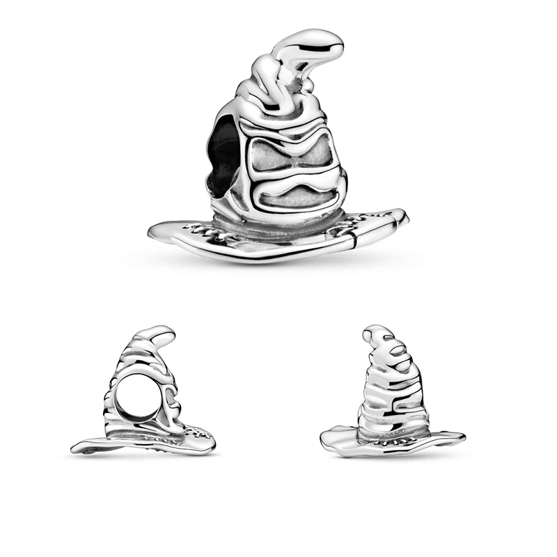 

2021 Fit Original Pandora Bracelet Jewelry Hot Selling 925 Sterling Silver Owl Magic Hat Little Girl Locomotive Little Boy