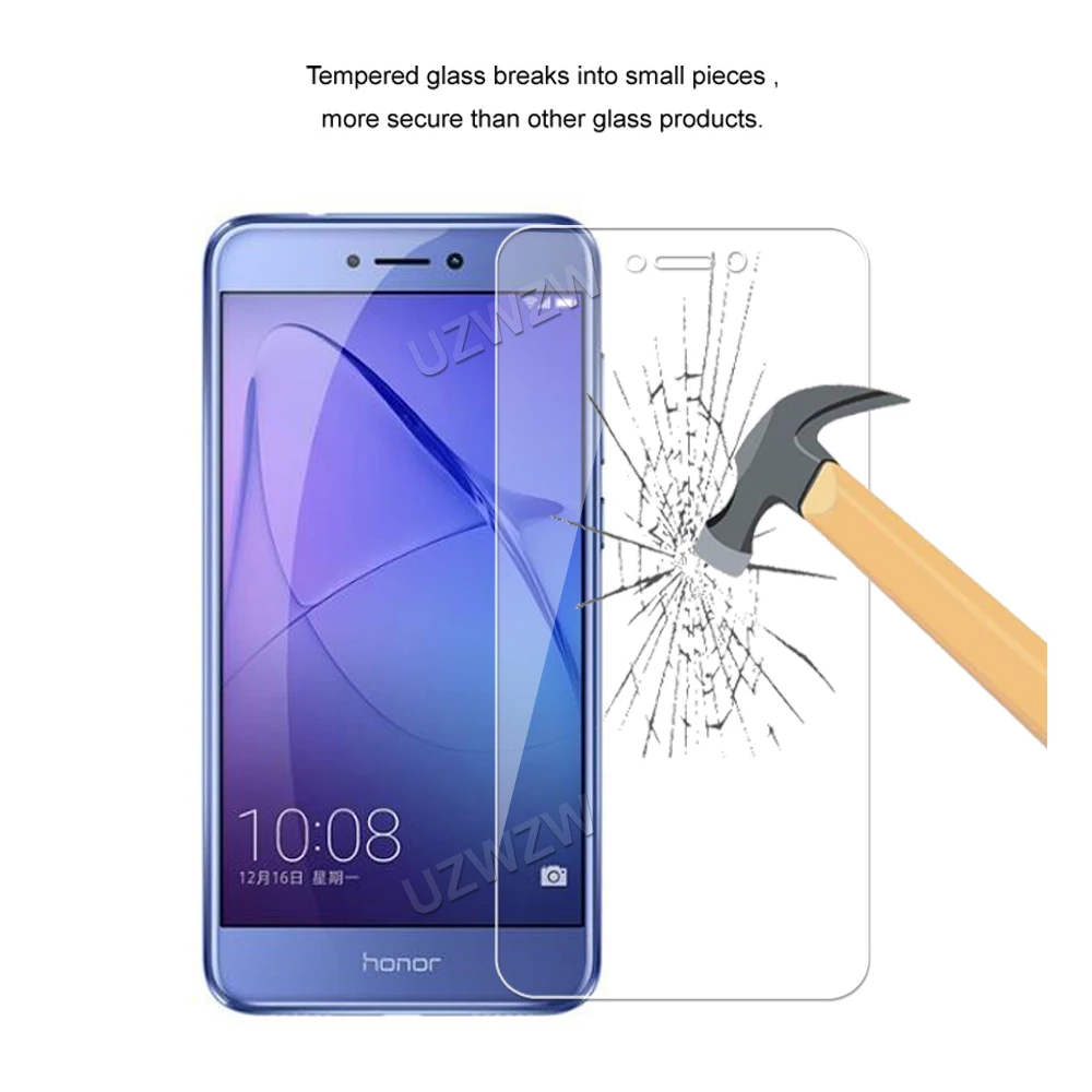 Закаленное защитное стекло для Honor 8 Lite Premium 2.5D 0 26 мм | Мобильные телефоны и