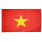 Бесплатная доставка, вьетнамский флаг 90*150 см 5*3 фута, полиэстер, фотоотделка Xuthus
