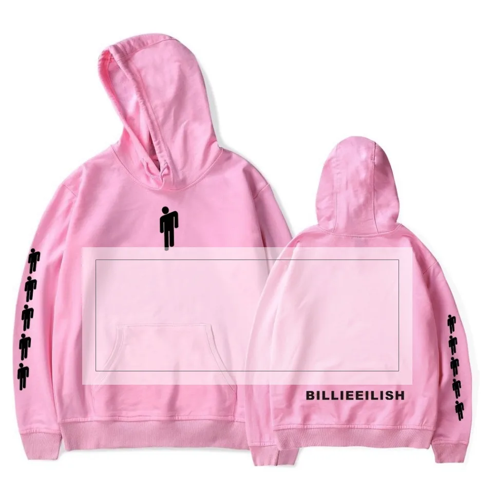 Толстовки с буквенным принтом, женские осенние пуловеры Billie Eilish в стиле хип-хоп с капюшоном, модные женские однотонные толстовки с длинным рукавом KPOP