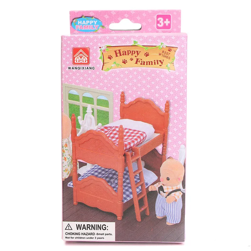 

DIY Miniatura Dollhouse Fluctuation Bed Acessories Sets For Mini Doll House Miniatures Furniture Toys Gifts For Children