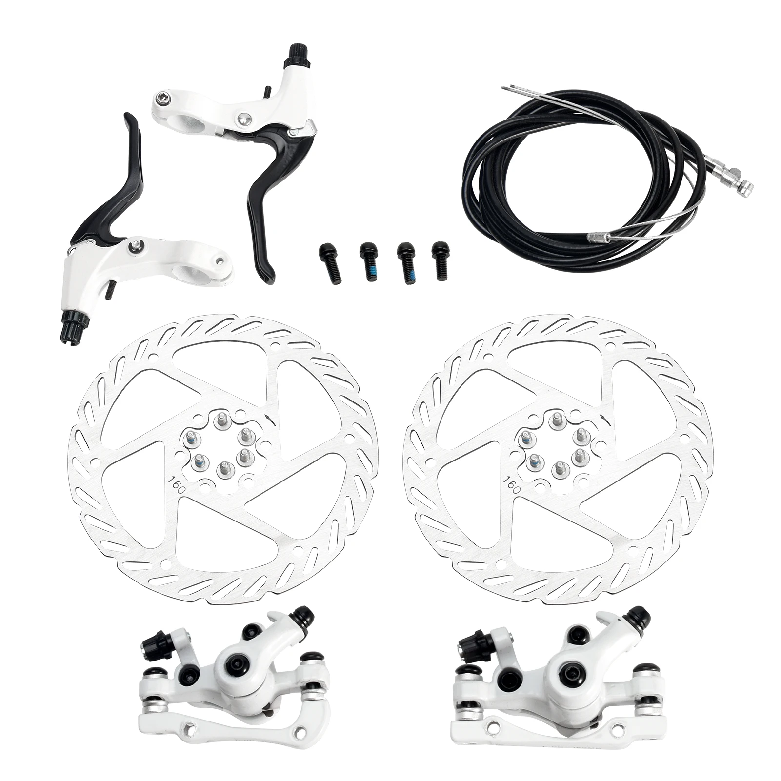 

Набор дисковых тормозов 160 мм с винтами для горного и дорожного велосипеда