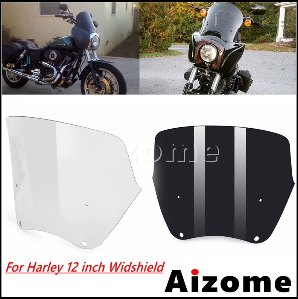 Для Harley Dyna ветровое стекло экран сменная крышка передней фары для Davidson FXR FXD Super Glide