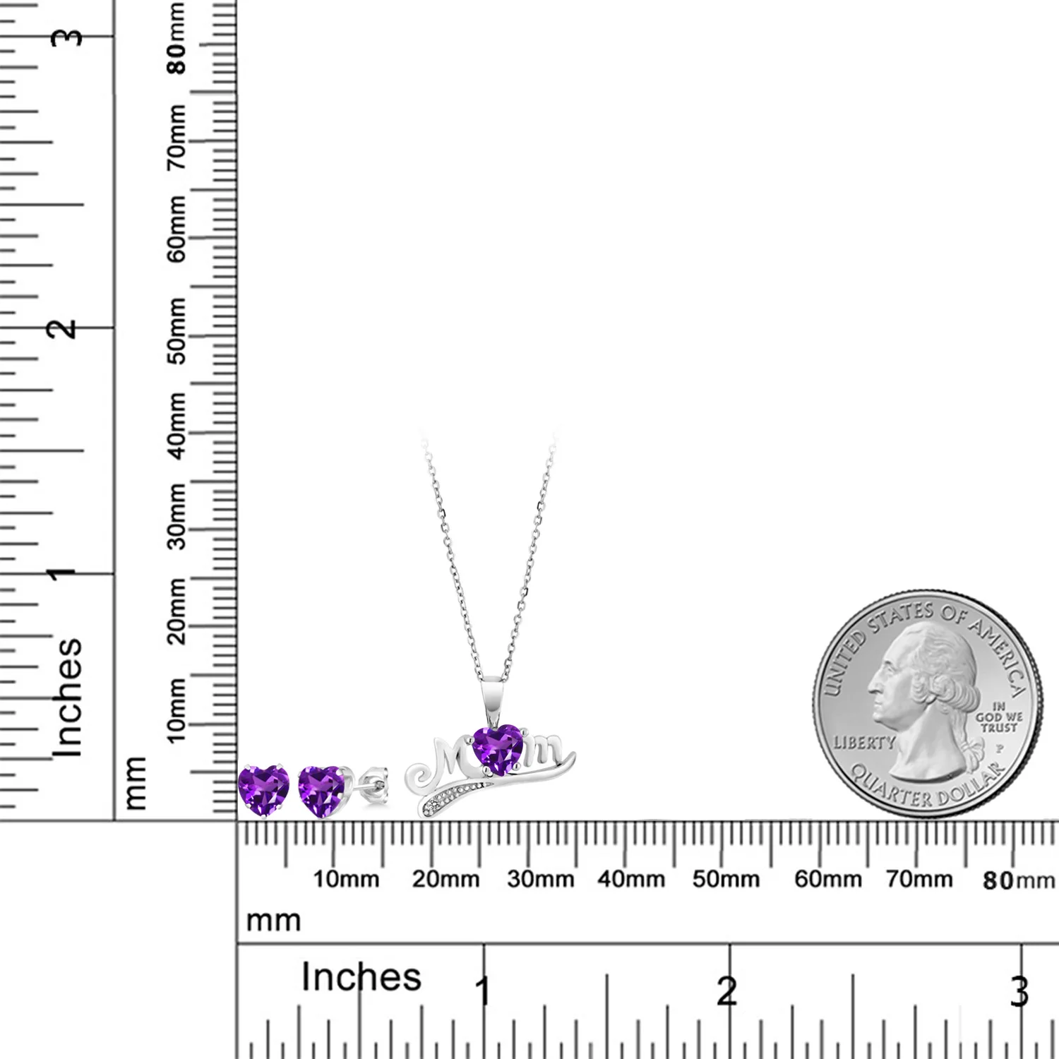 Драгоценный Камень Королевский из стерлингового серебра 925 пробы &quotМама&quot в