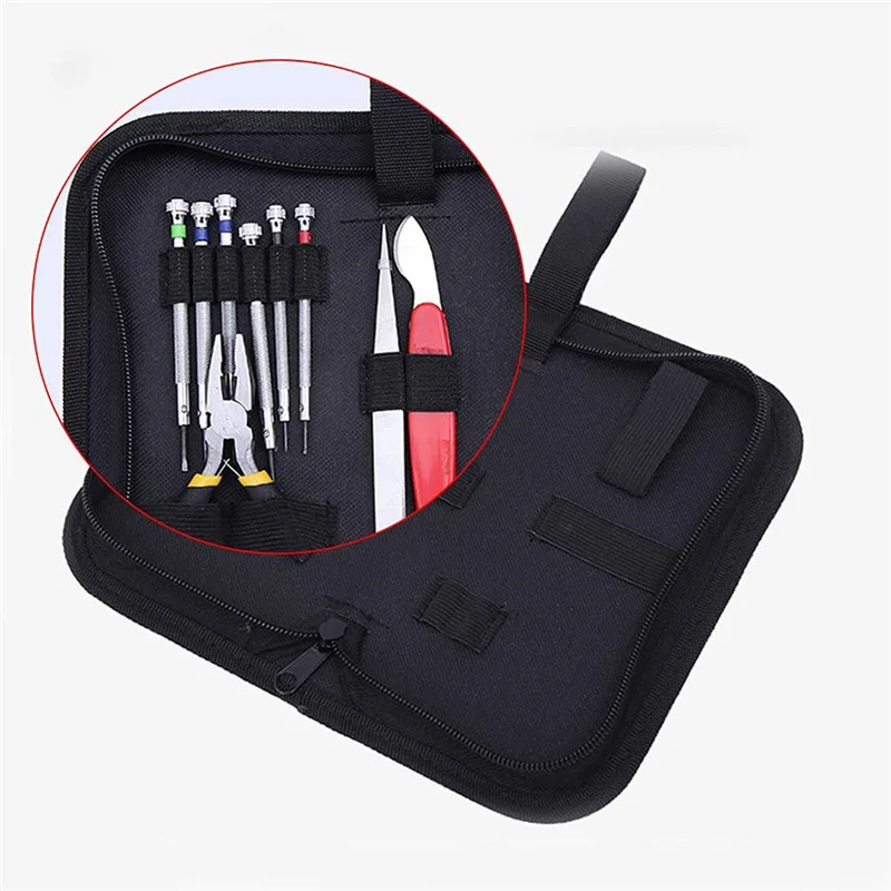 

600D Oxford Cloth Tool bag Lining With Elastic Band Not Easy To Deform Portable Repair Tool Bag