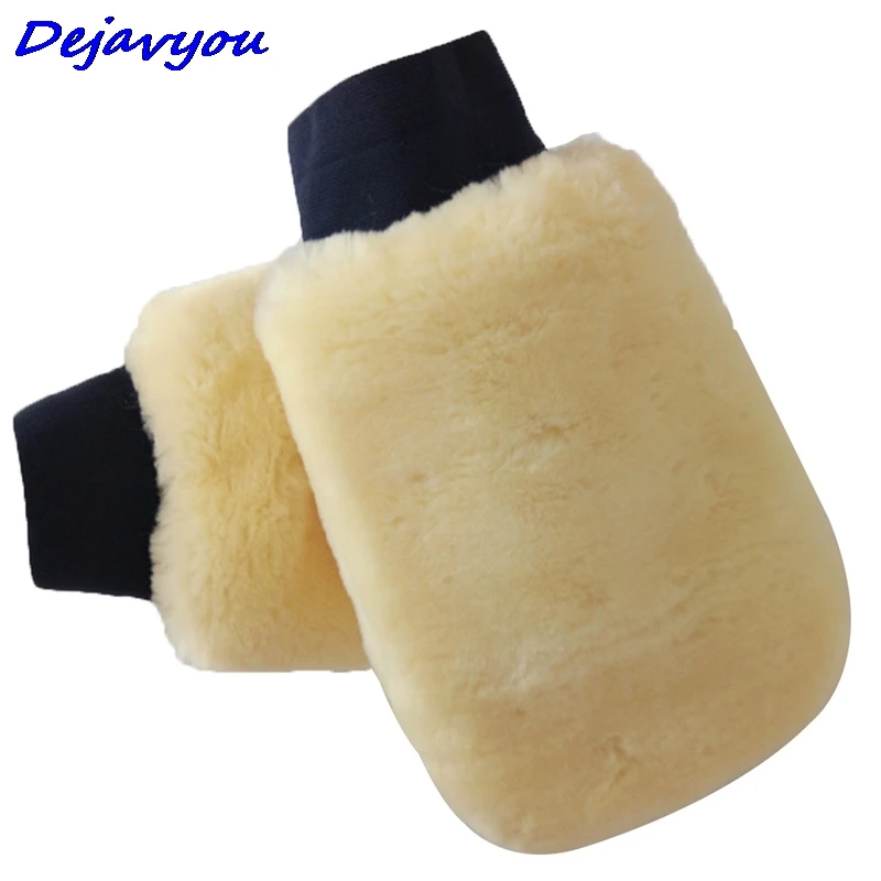 

Imitation Wool Waxing Gloves Double-sided Plush Wipe Car Washing Brush Car Washing Cleaning Polishing