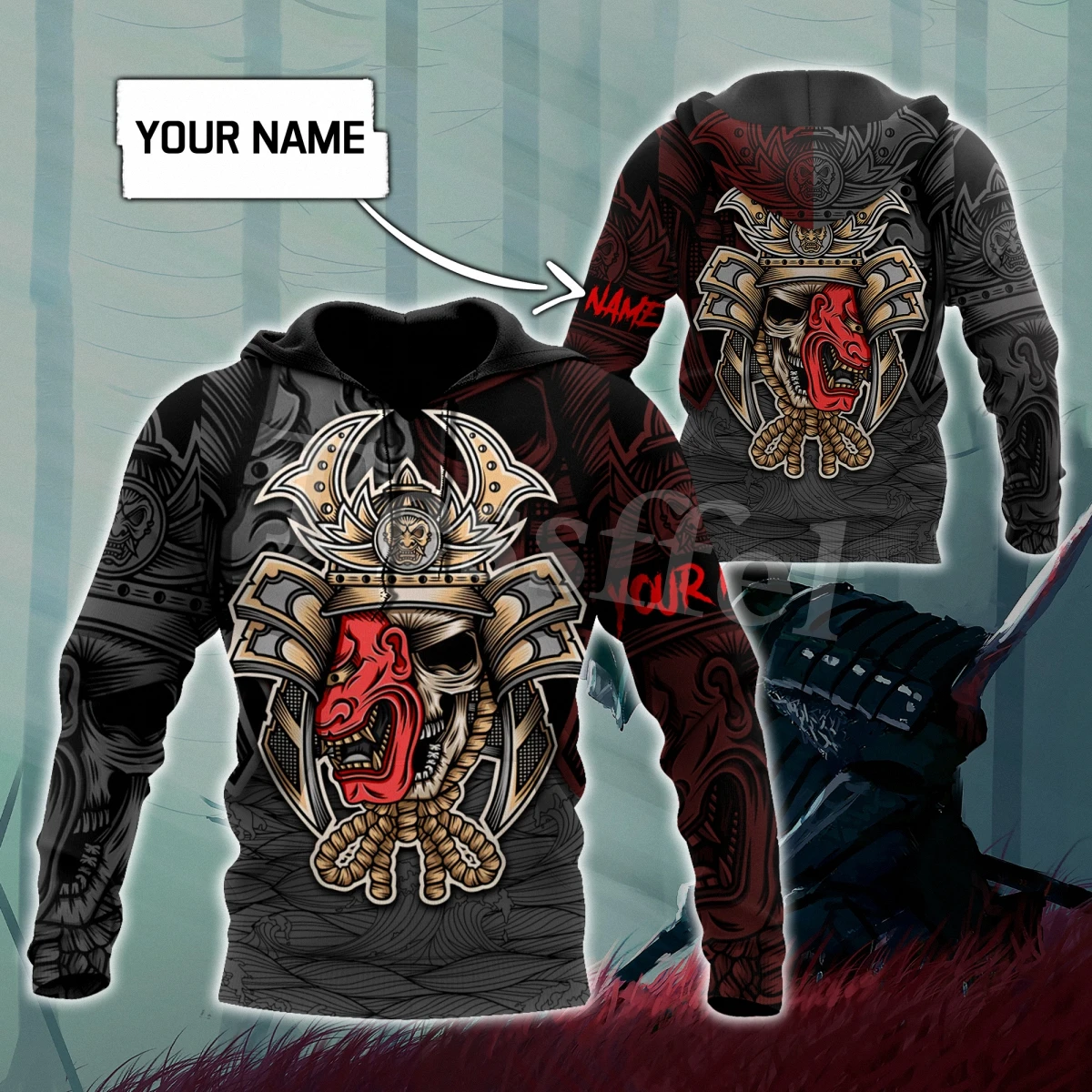 

Tessffel Japan Samurai Tattoo 3D Printed New Men's Sweatshirt Harajuku Zipper Hoodie Casual Unisex Jacket Pullover Style-39