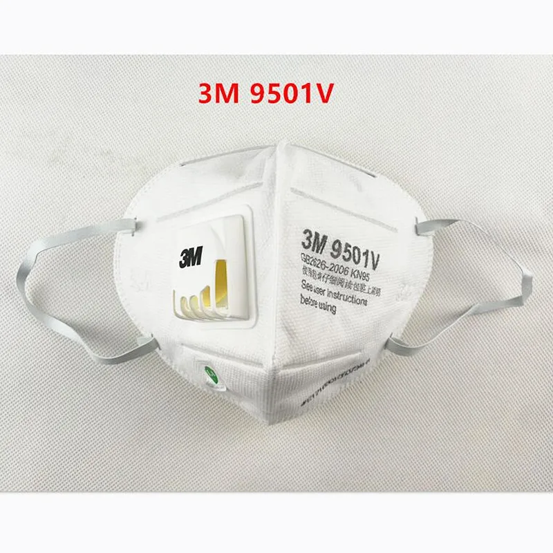 3 м 9501V 9502V порошковый респиратор складного типа с клапоном выдыха взрослых KN95 защиты PM2.5 респиратор