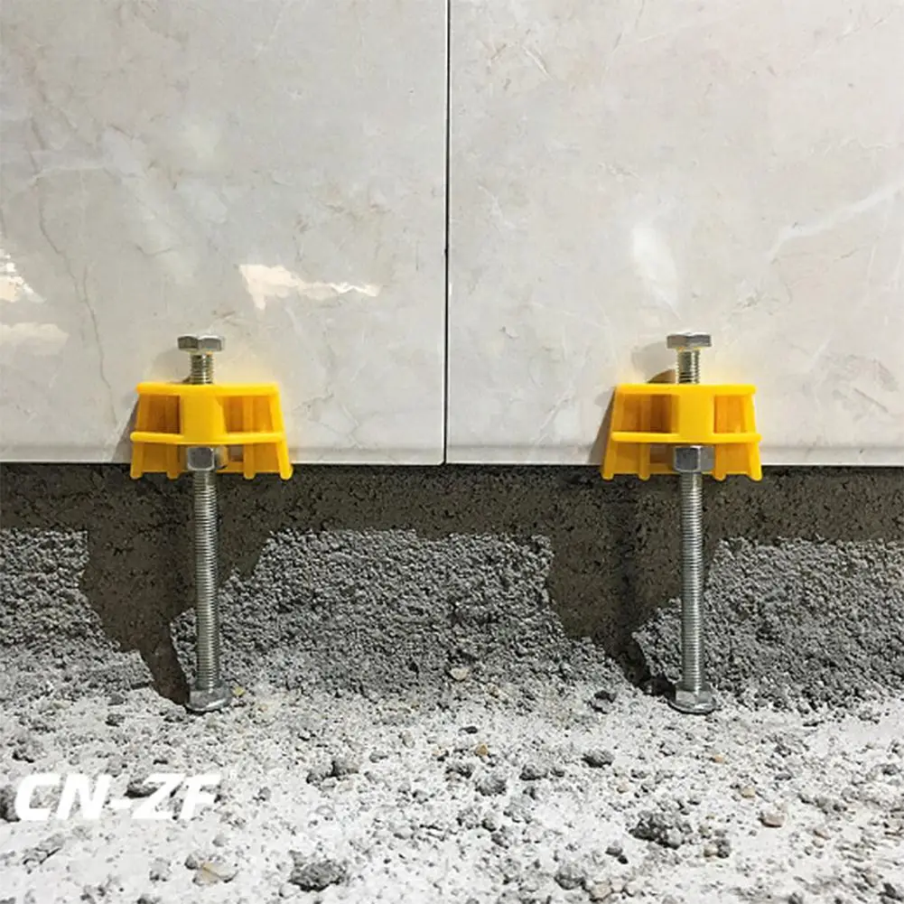 

1p Manual tile Locator Wall Tiles regulator Height Adjustment Positioner Leveler Fine Thread Rising Construction Tools wholesale