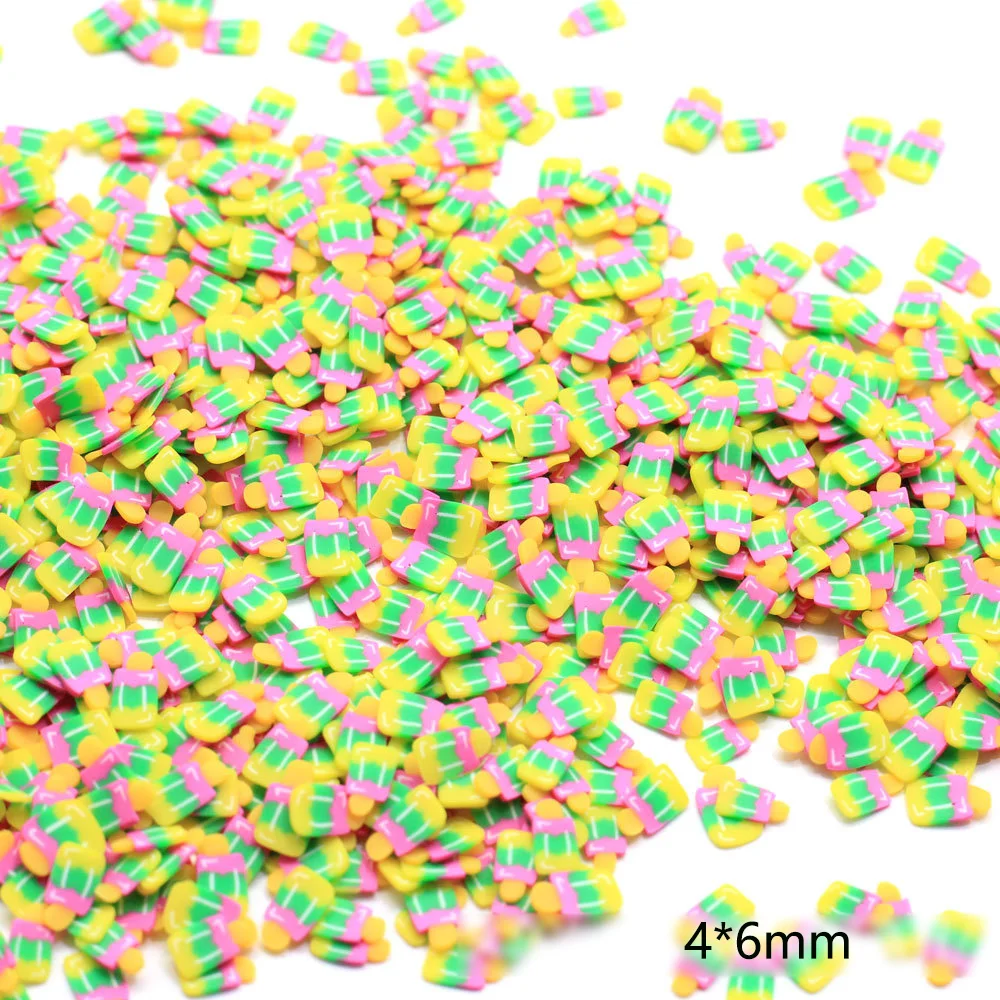 50 г/лот 3D украшения для ногтей Полимерная глина рукоделия DIY Изготовление мини