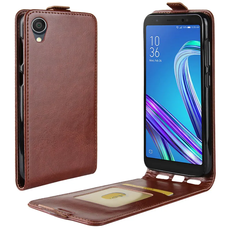 Для Asus Zenfone Live L1 G552KL чехол оригинальный кожаный защитный Чехол Funda для G 552KL 552 KL