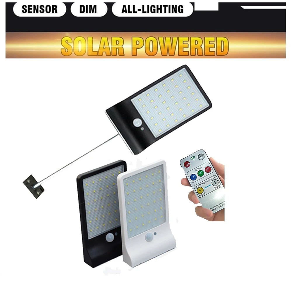 Светодиодный уличный светильник на солнечной батарее для дома сада забора